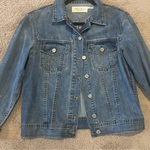 Embroidered Jean Jacket - Picture 4 of 5